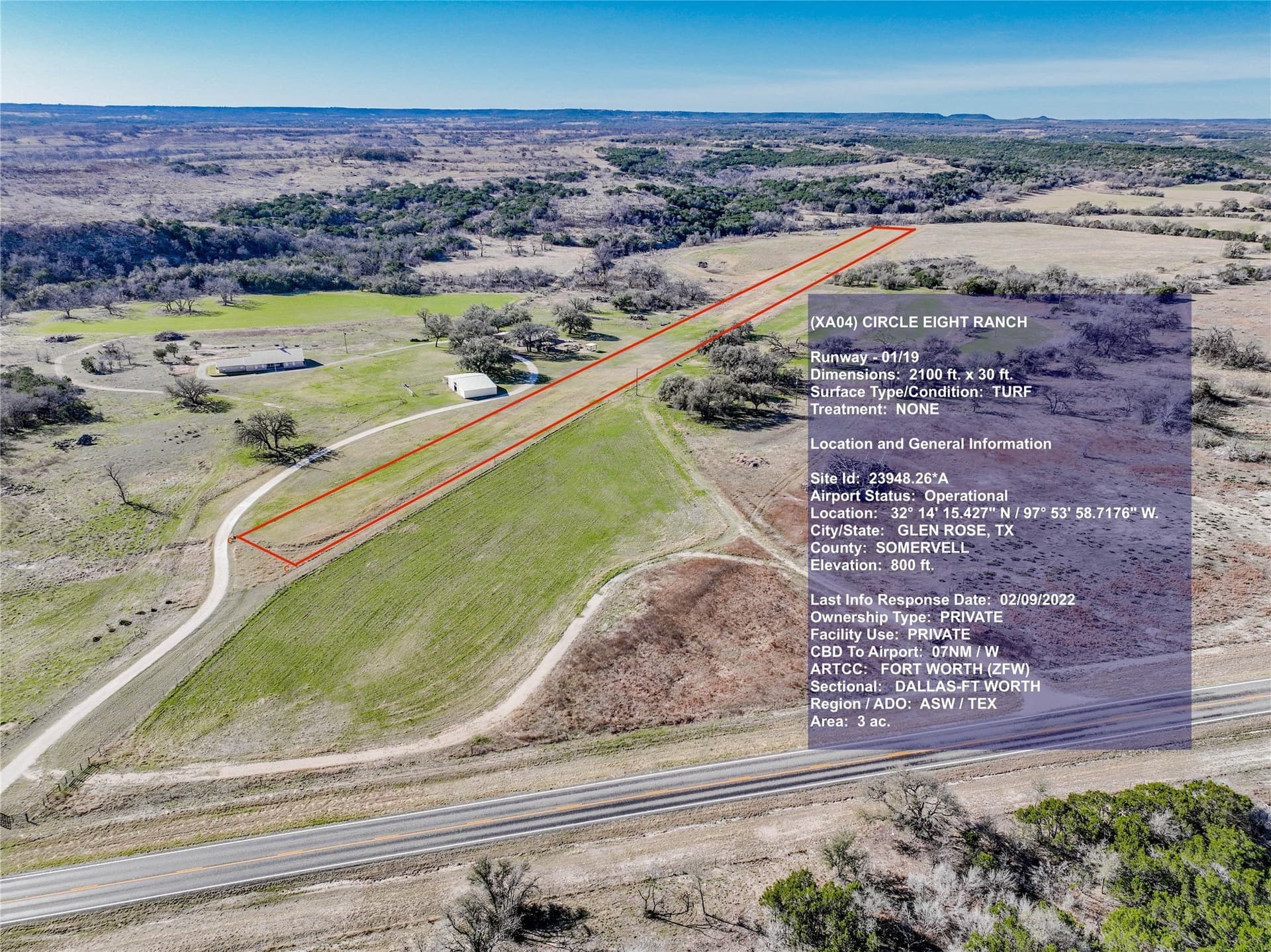 242.81 acres in Somervell County featured view