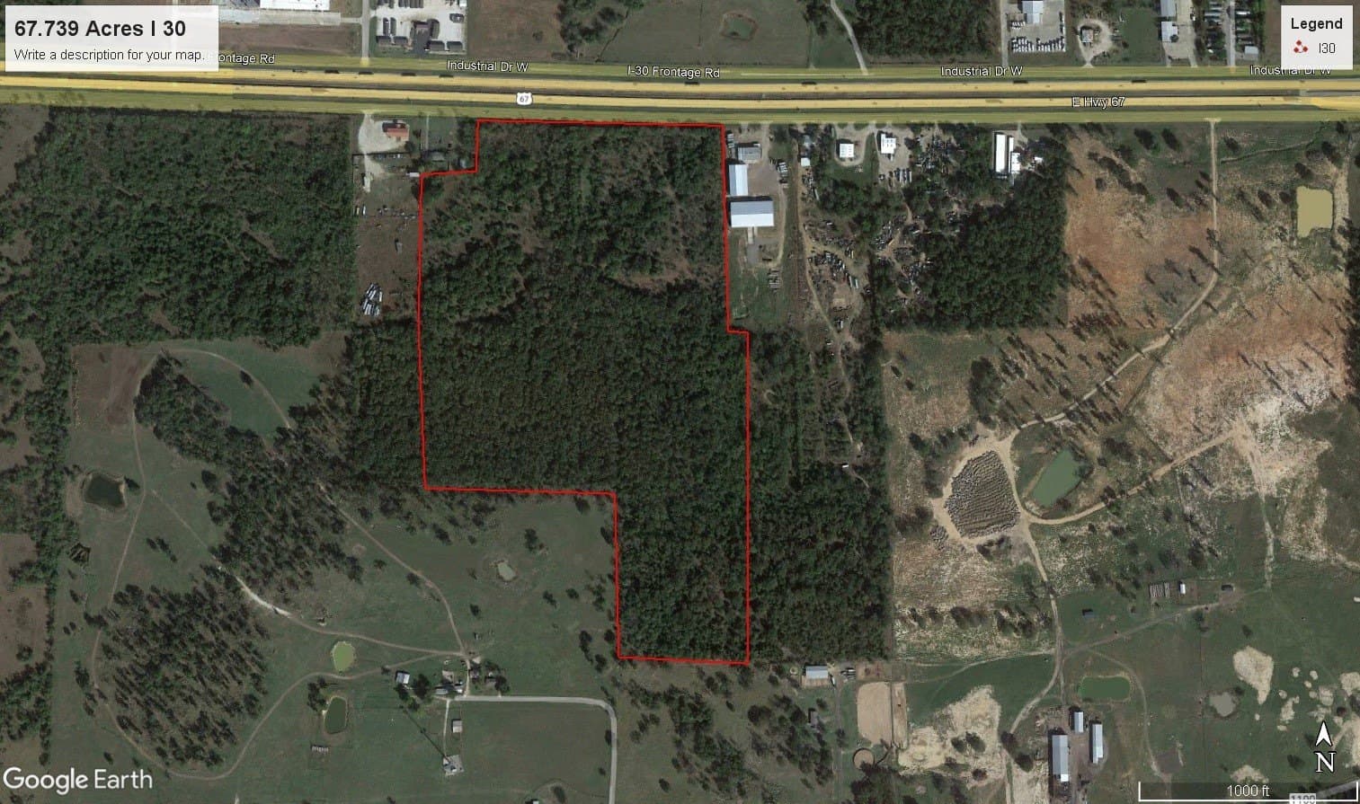 67.74 acres in Hopkins County