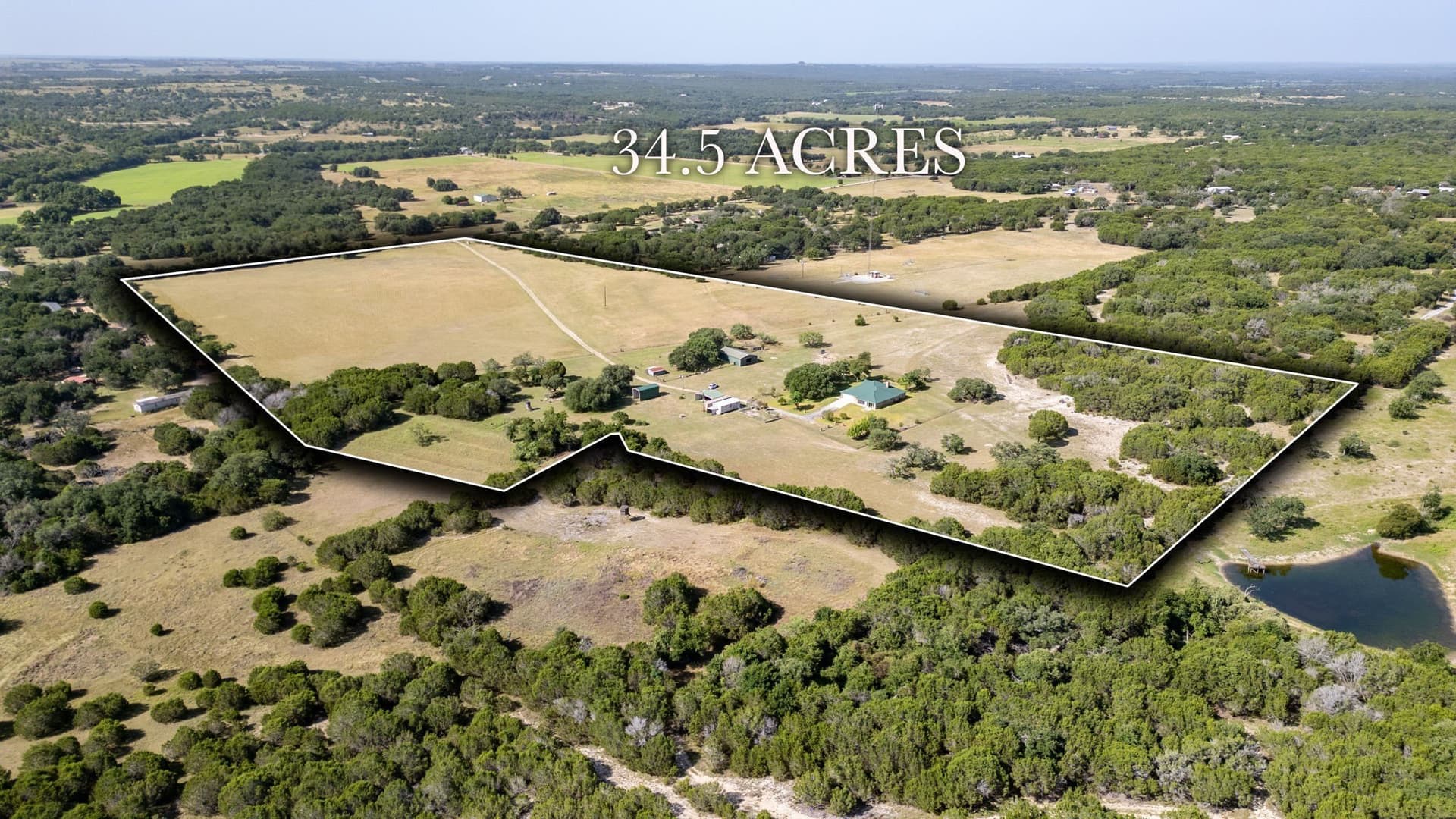 34.5 acres in Lampasas County