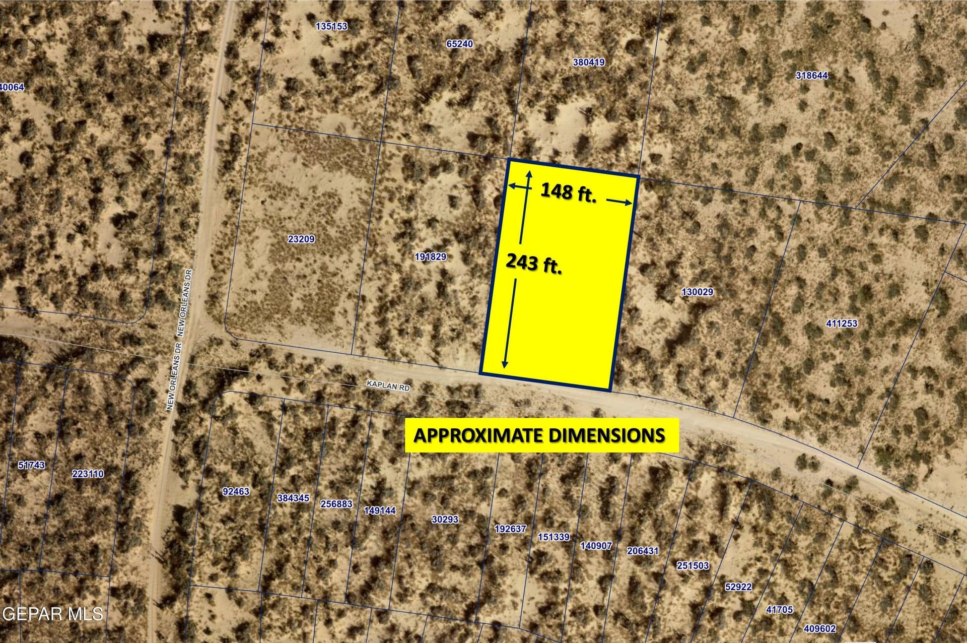 0.83 acres in El Paso County