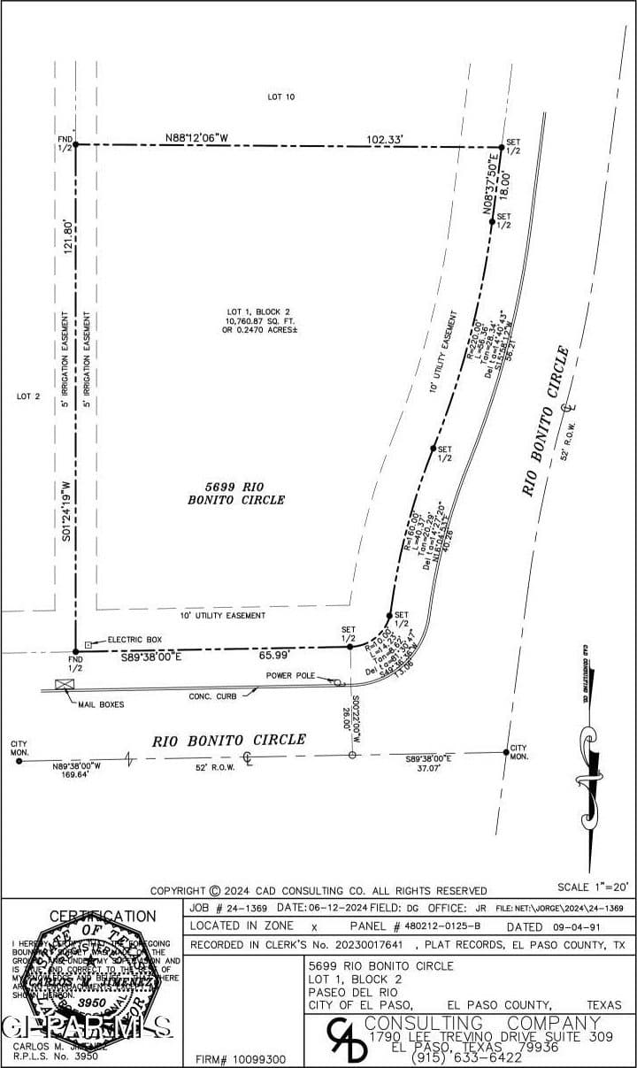 0.25 acres in El Paso County