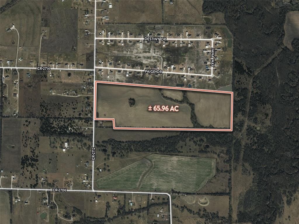 65.96 acres in Hunt County
