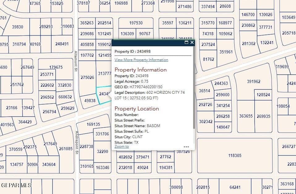 0.75 acres in El Paso County
