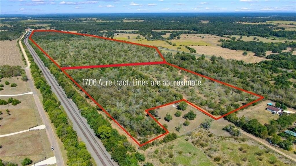 17.06 acres in Burleson County