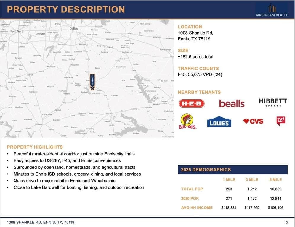 182.59 acres in Ellis County gallery image 2