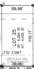 0.14 acres in CAMERON County