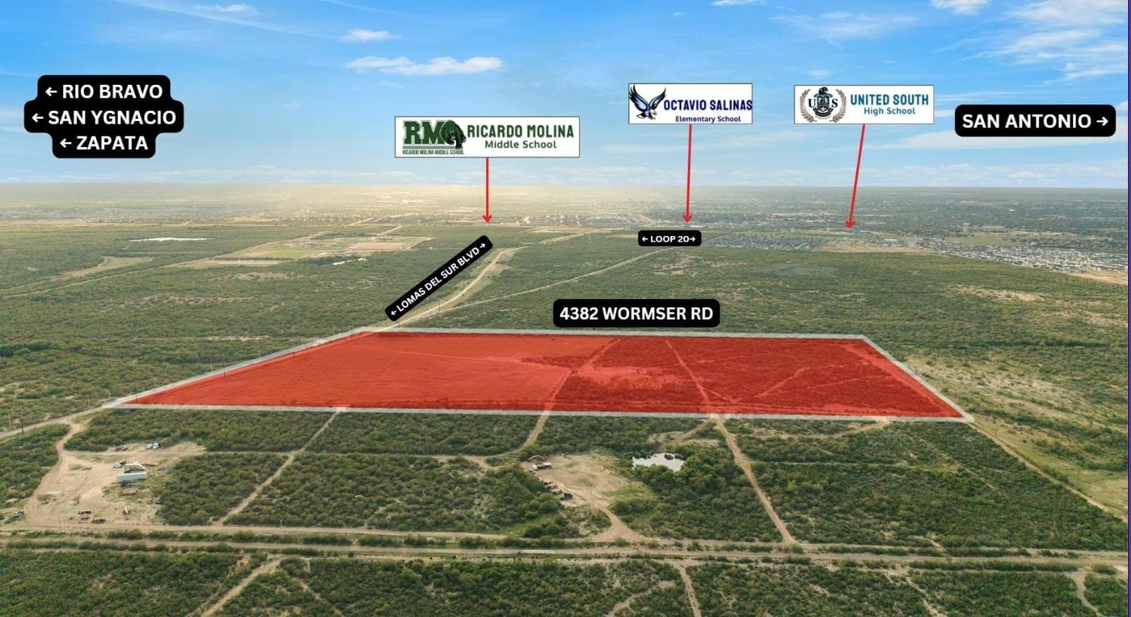 5 acres in Webb County