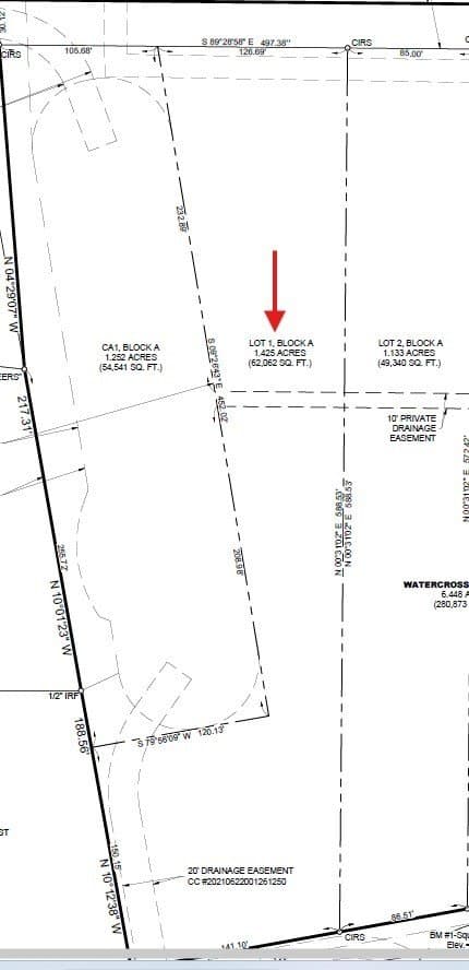 1.43 acres in Collin County
