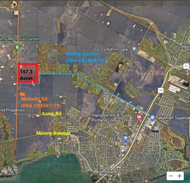 157.3 acres in San Patricio County