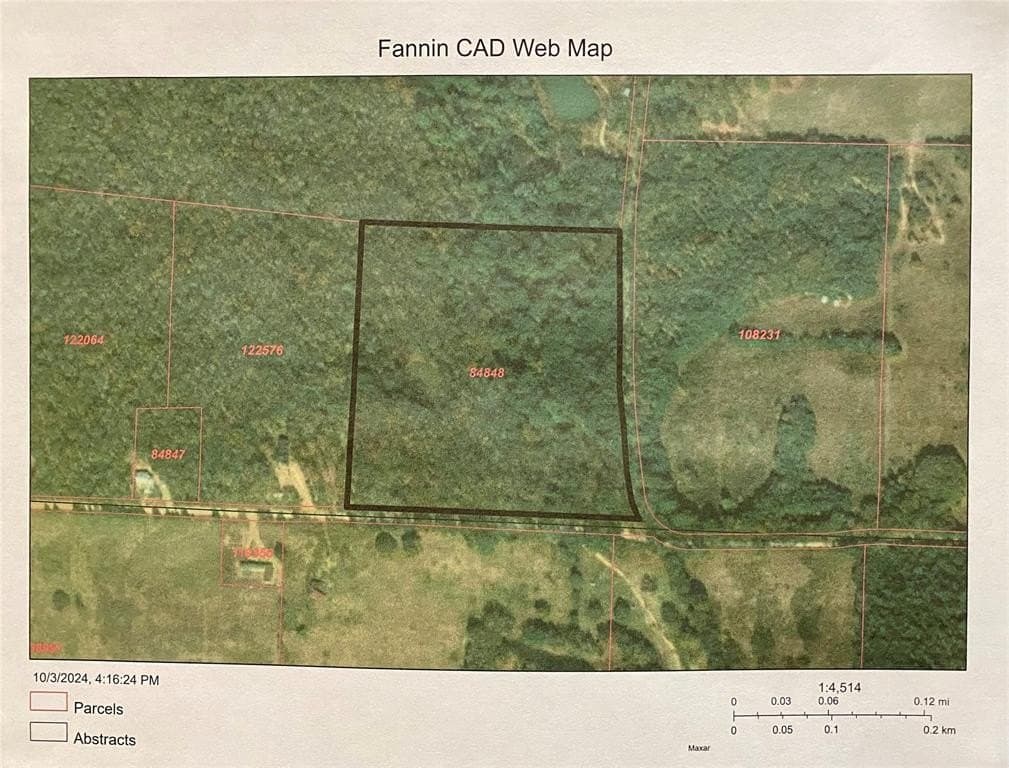 20.08 acres in Fannin County