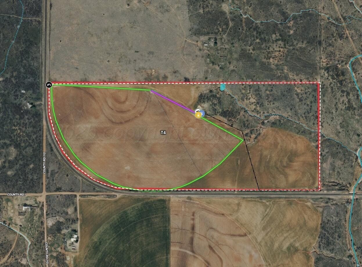 100 acres in Collingsworth County