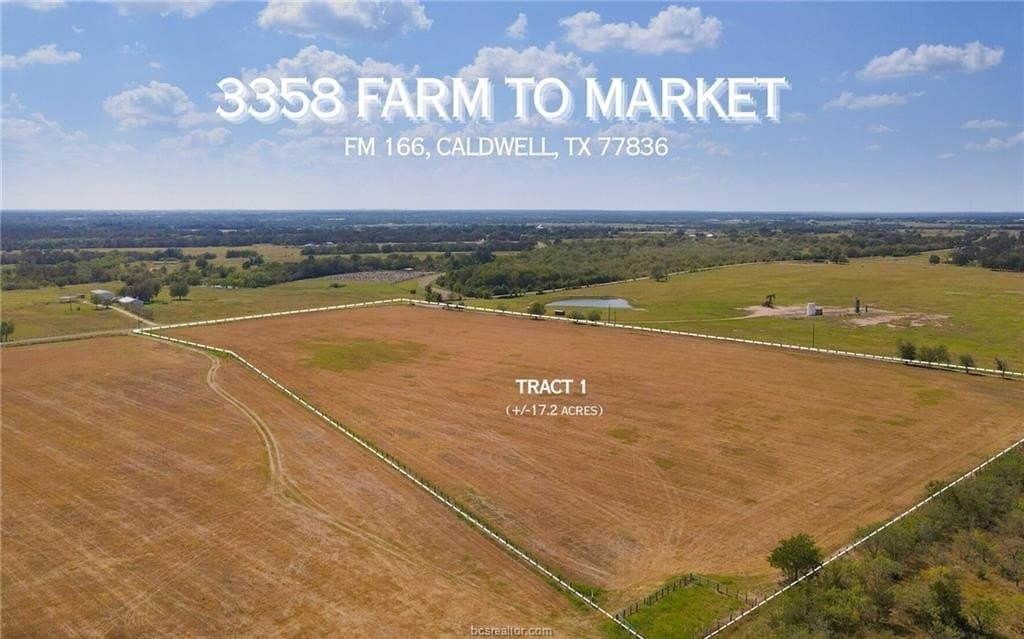 17.2 acres in Burleson County