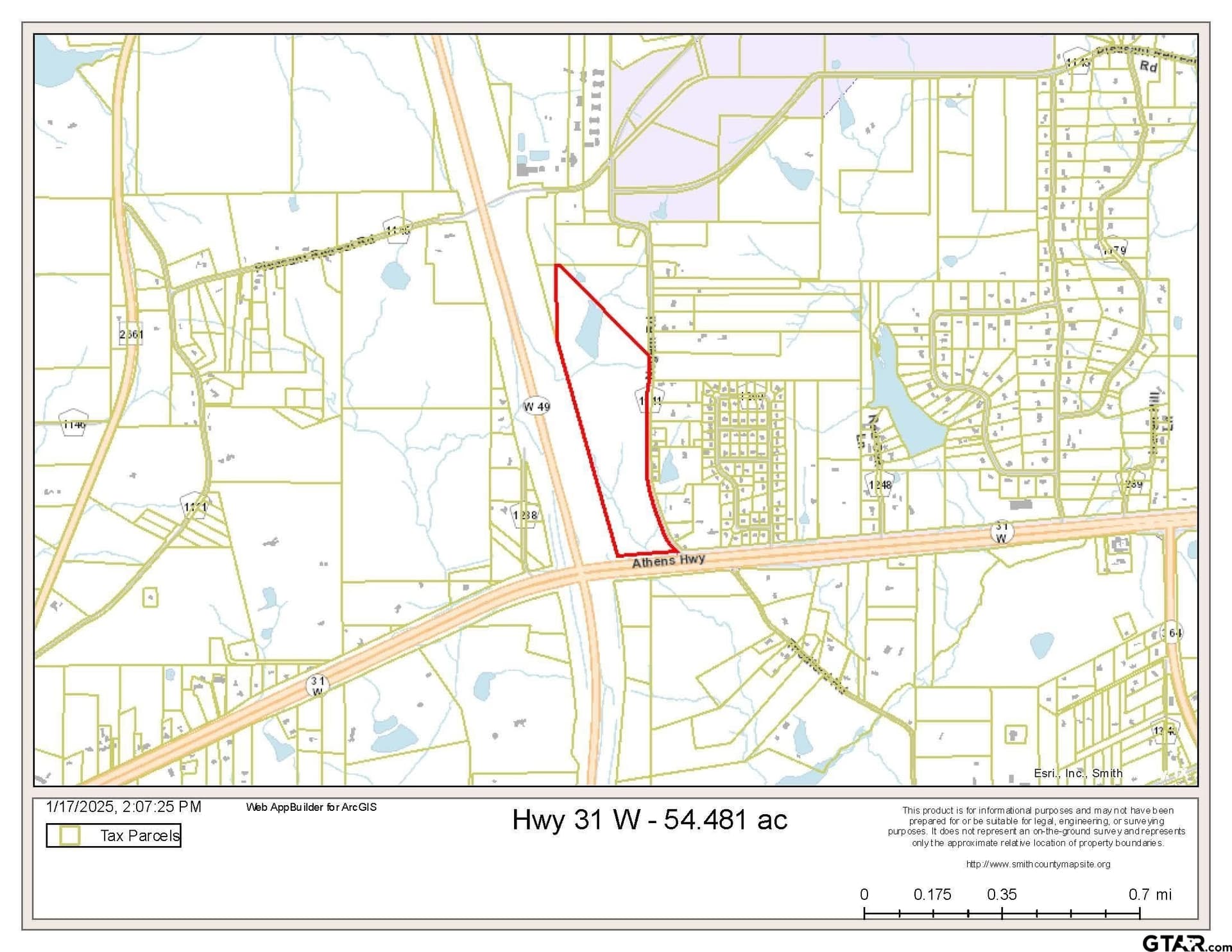 54.58 acres in Smith County gallery image 2