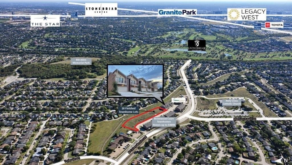 1.2 acres in Denton County