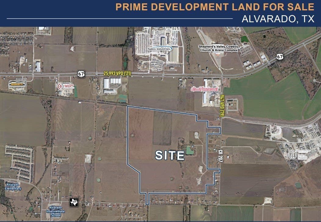 243.63 acres in Johnson County