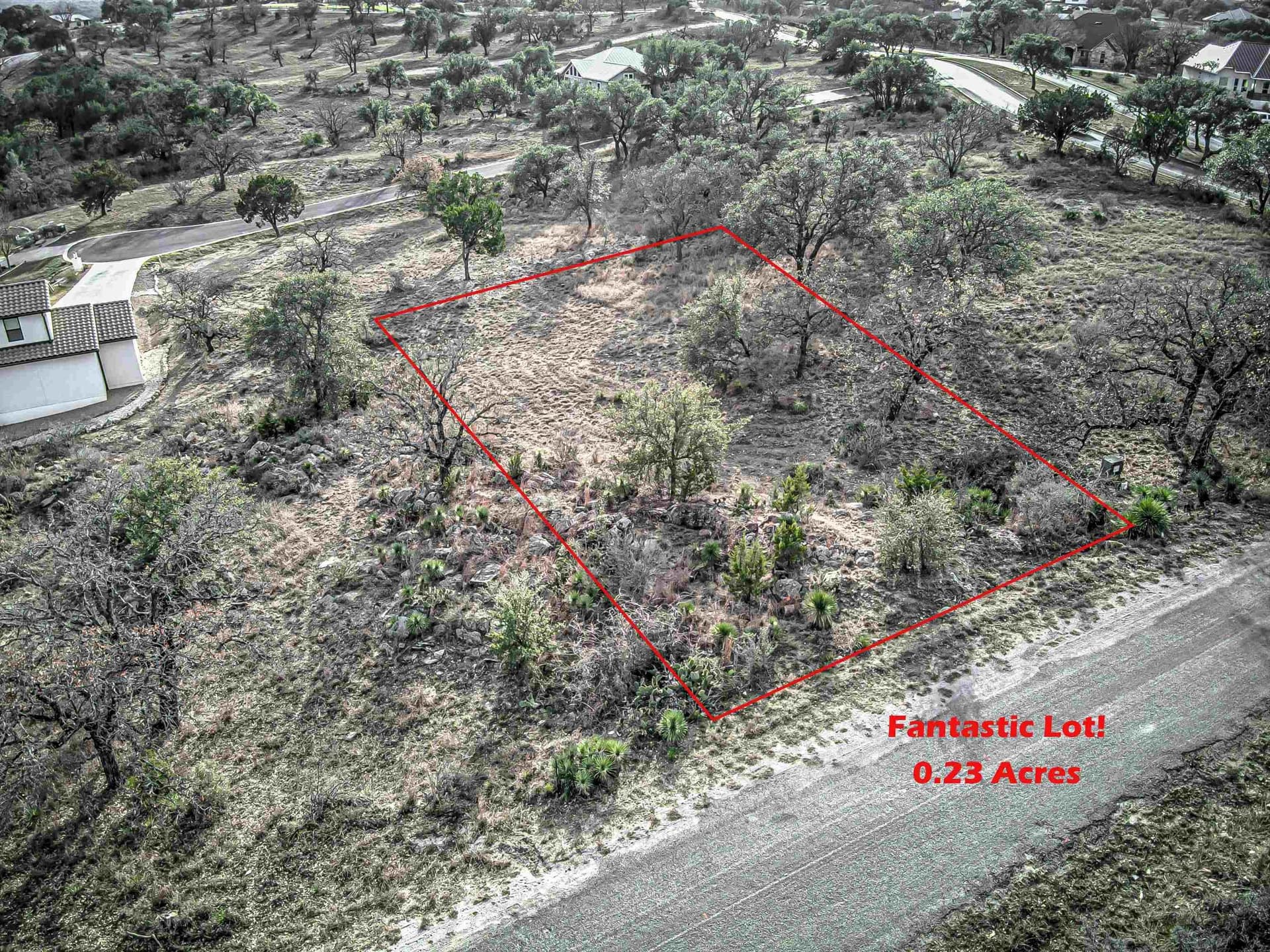 0.23 acres in Llano County