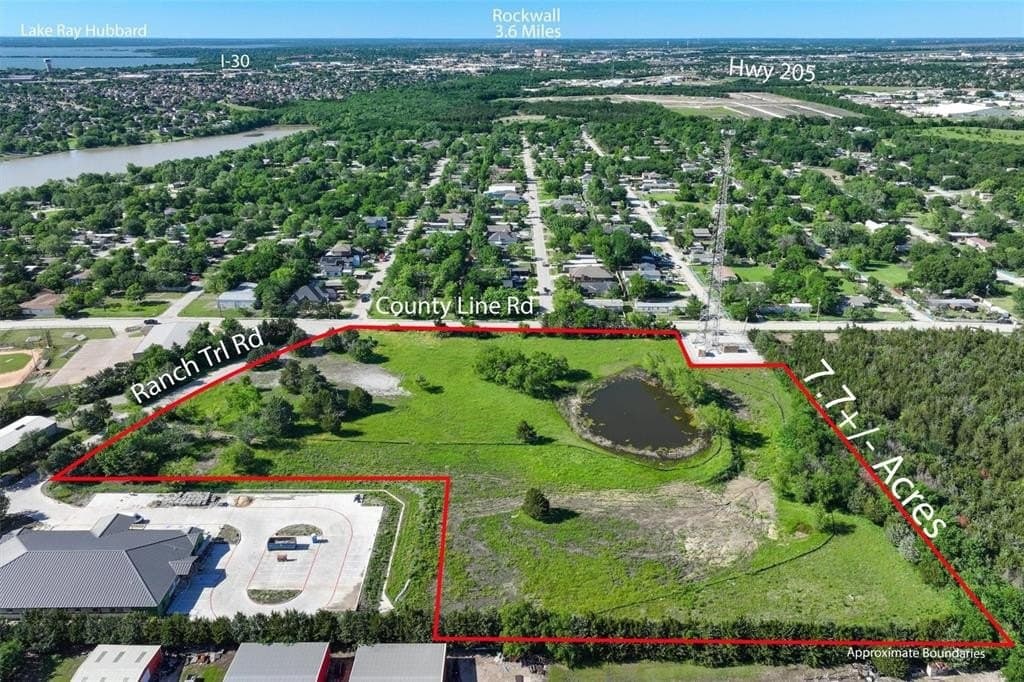 7.7 acres in Rockwall County