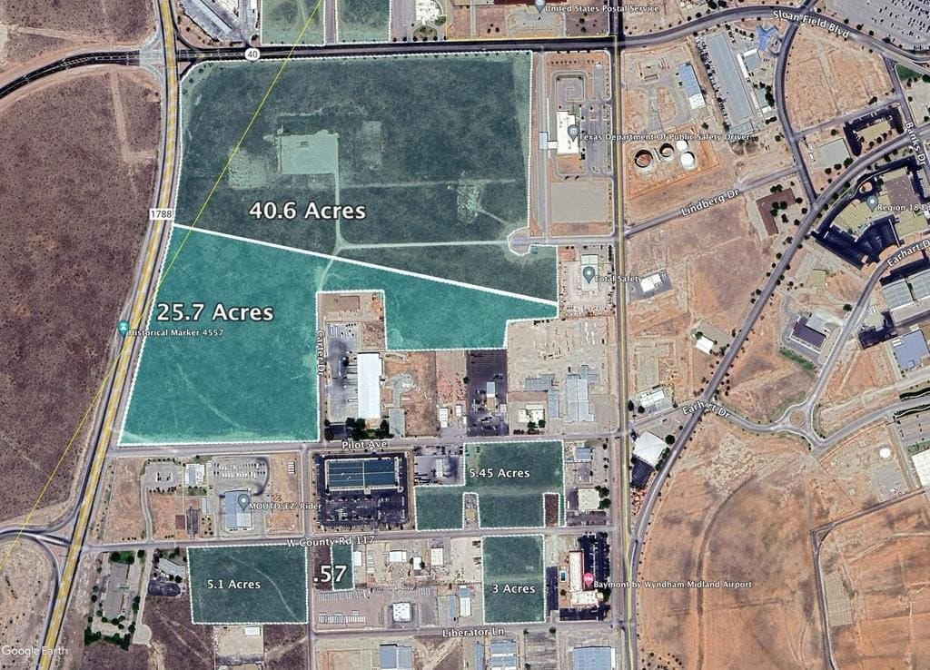 74.75 acres in Midland County