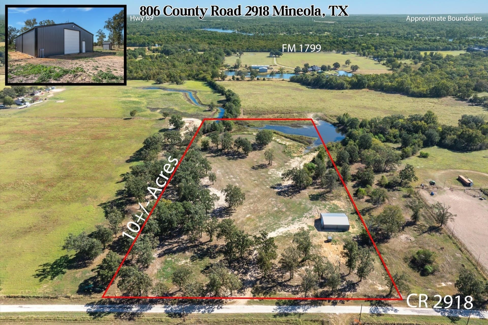 10 acres in Wood County