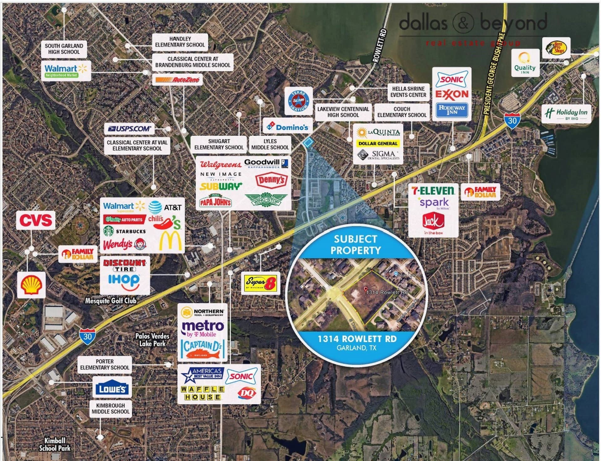2.25 acres in Dallas County