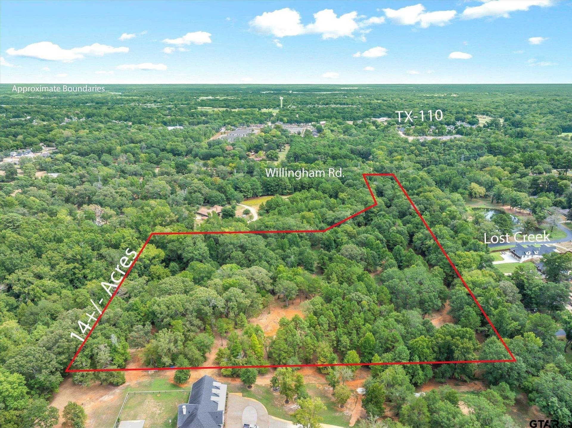 14.3 acres in Smith County