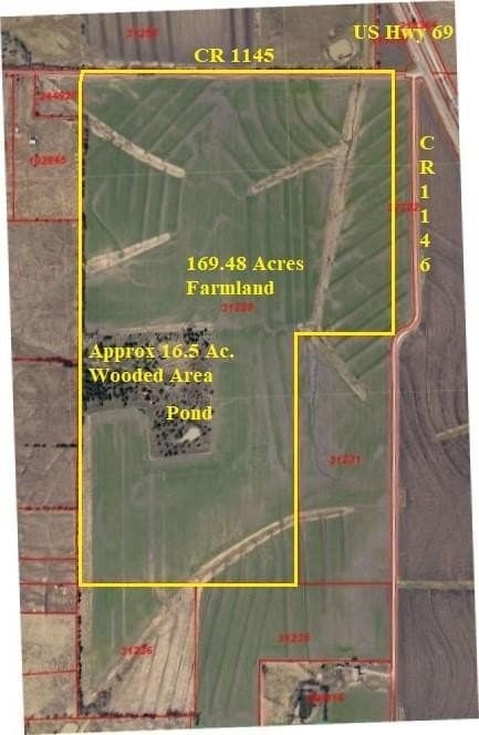 169.47 acres in Hunt County
