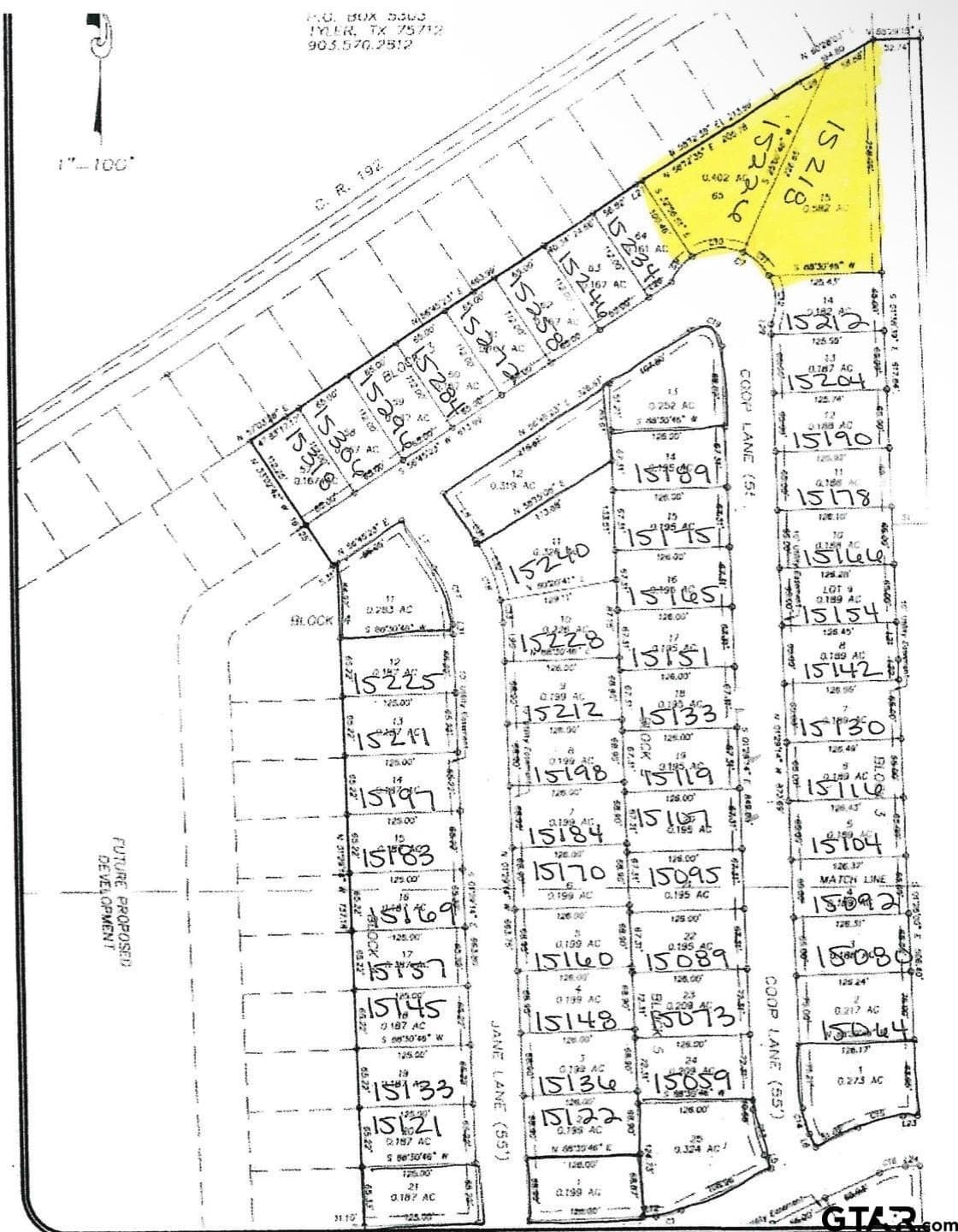 0.2 acres in Smith County