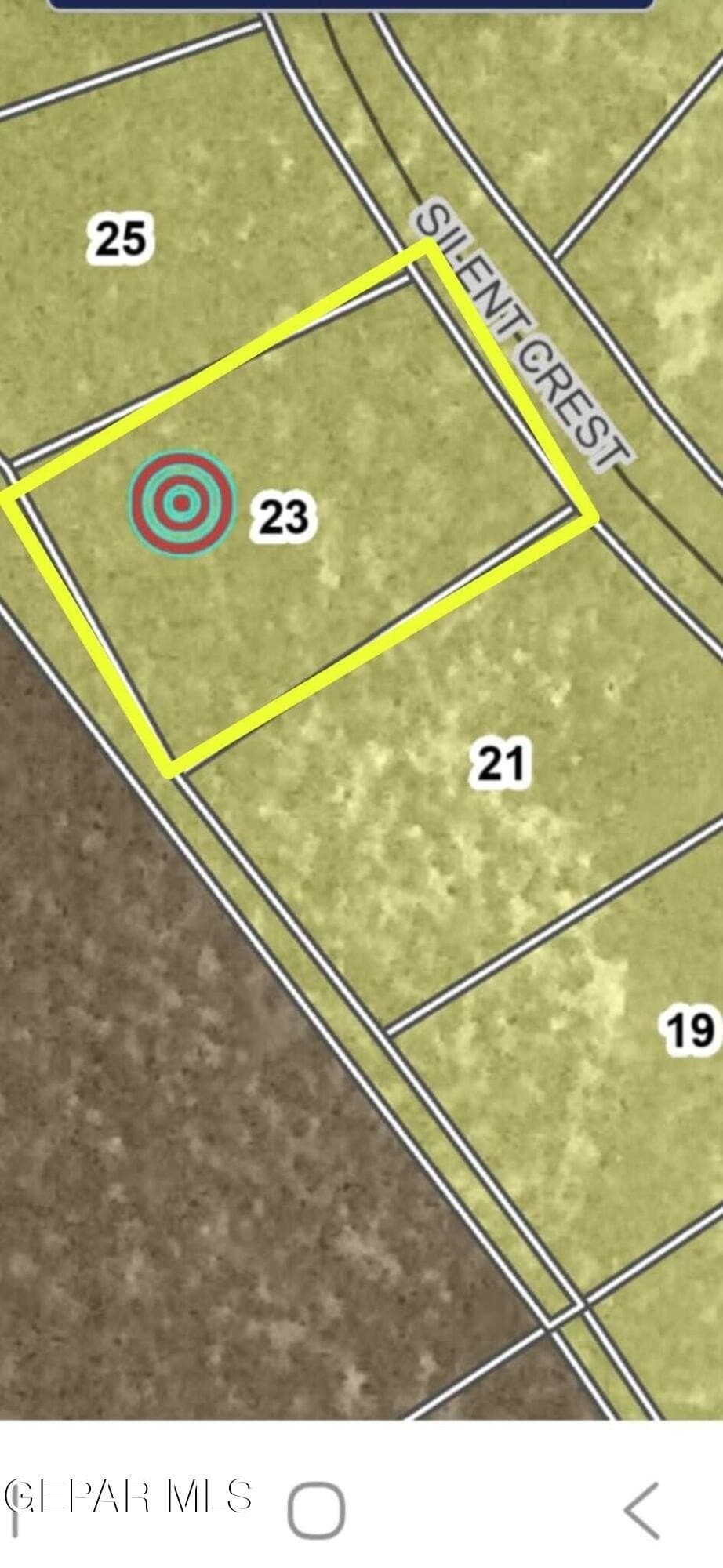 0.37 acres in El Paso County