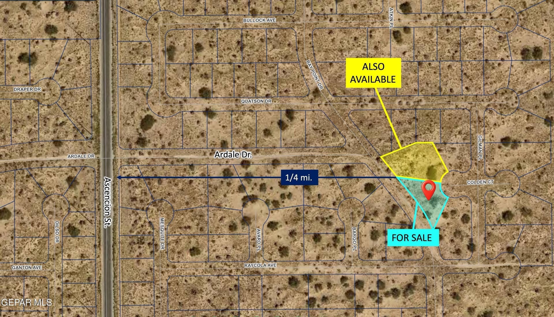 0.38 acres in El Paso County