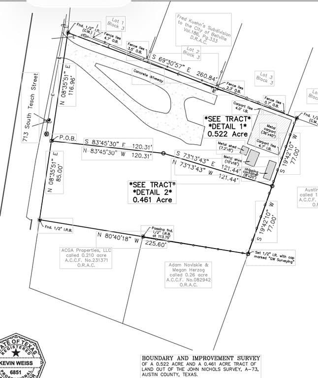 0.46 acres in Austin County