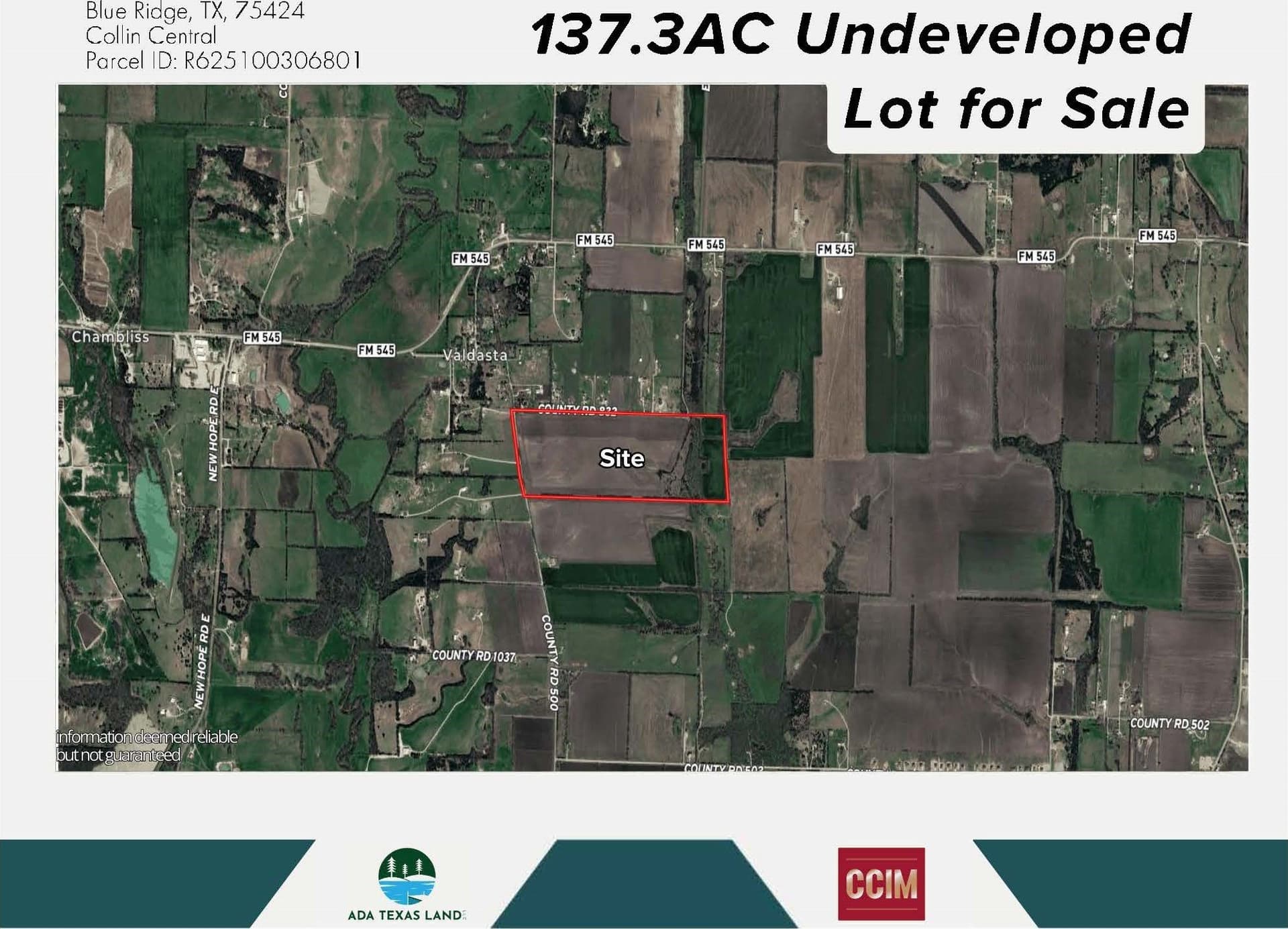 137.33 acres in Collin County