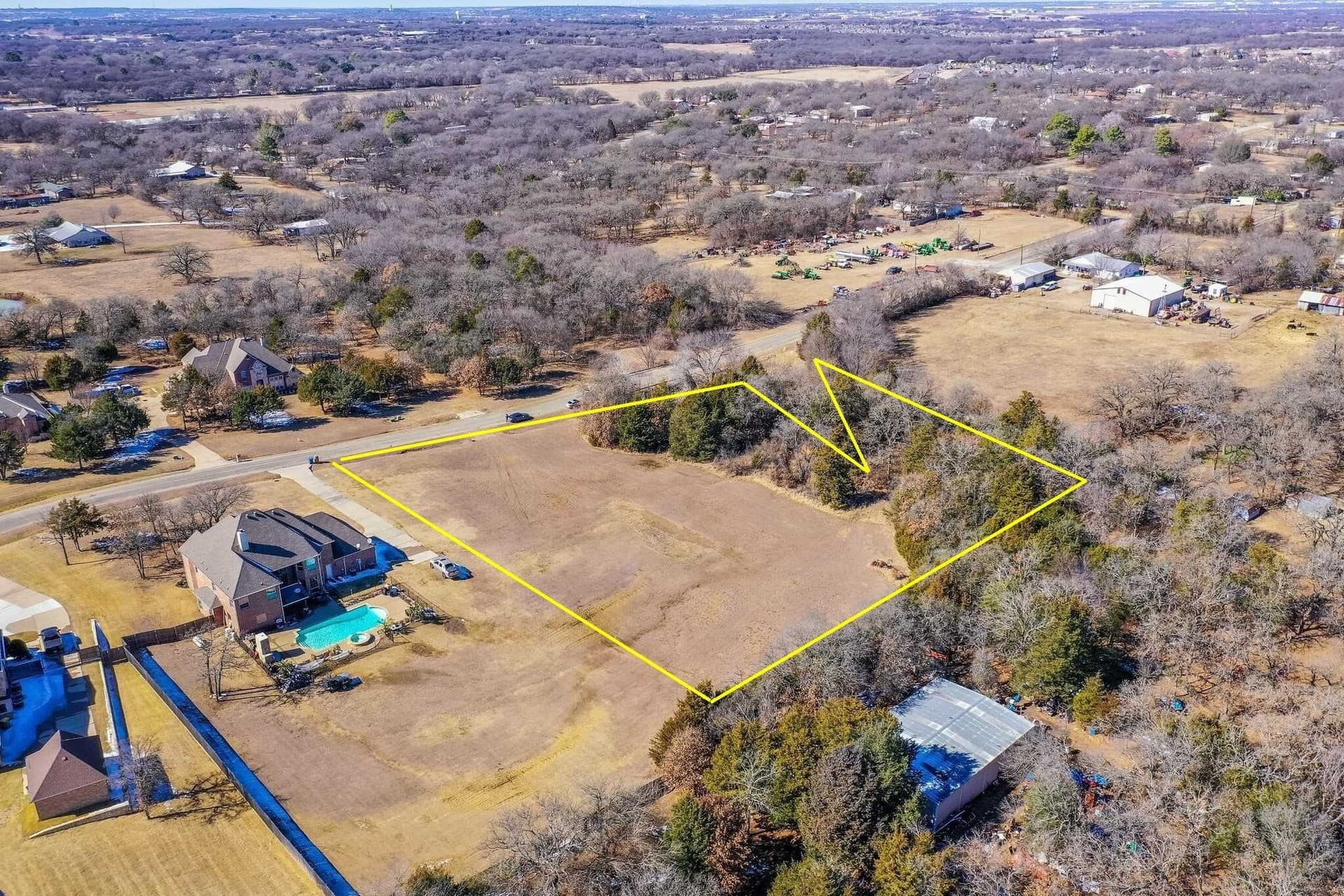 2.18 acres in Johnson County