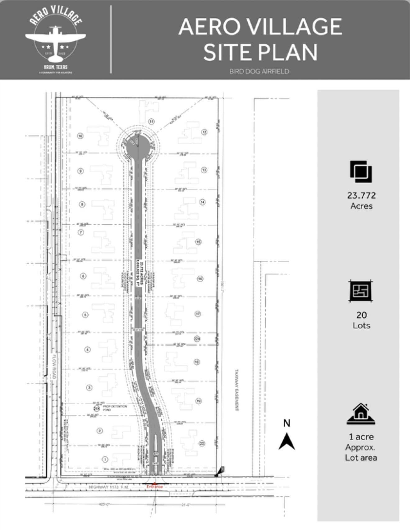 23.76 acres in Denton County