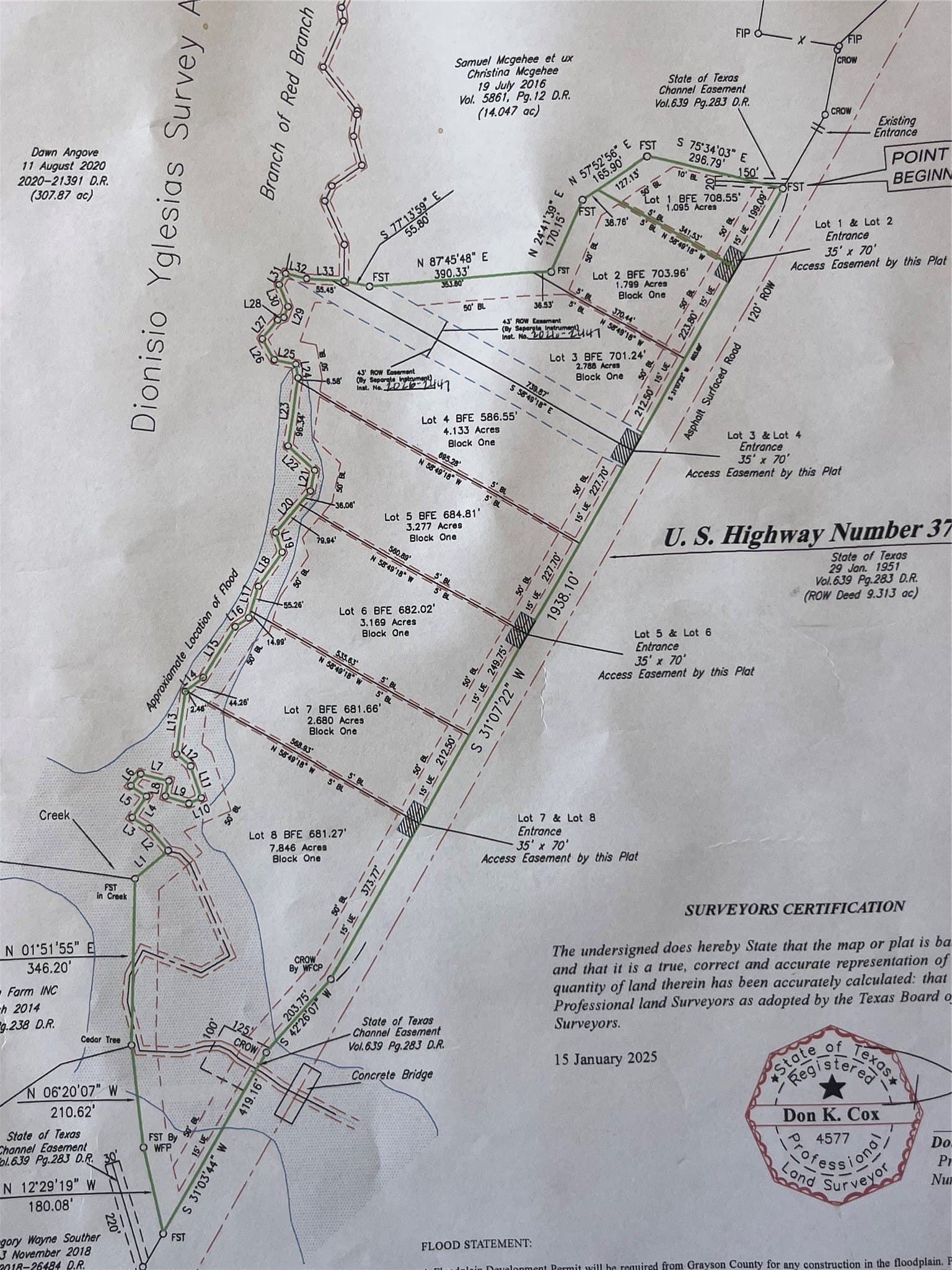 7.85 acres in Grayson County