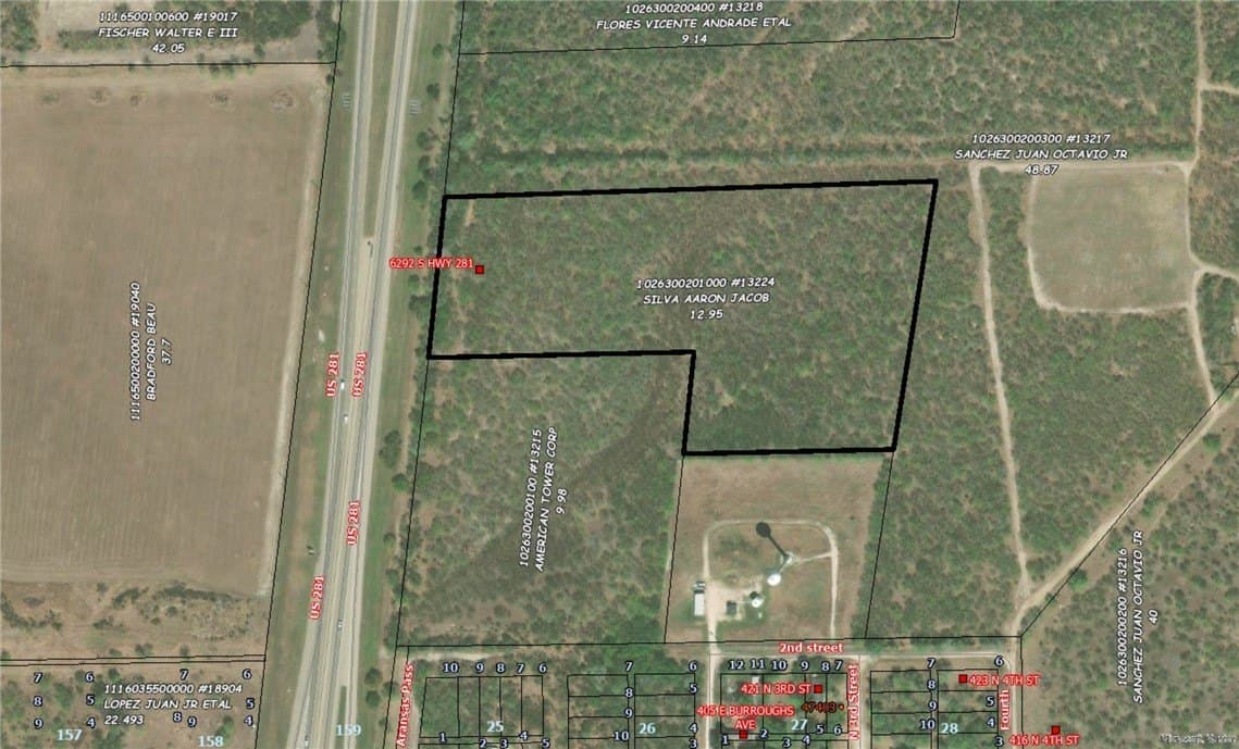 12.95 acres in Jim Wells County