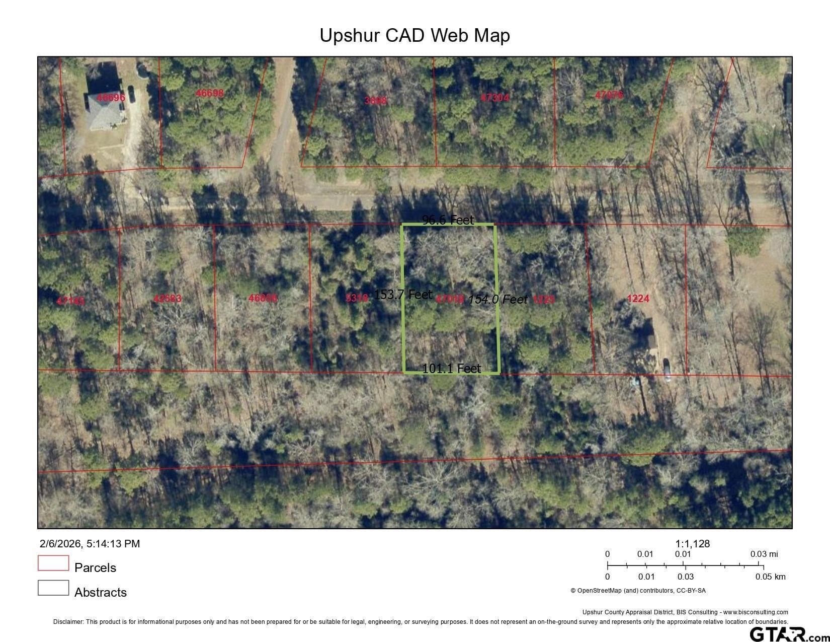 0.34 acres in Upshur County