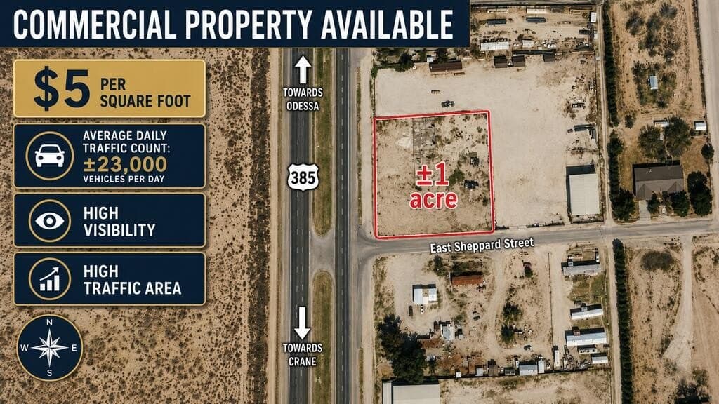 1 acres in Ector County