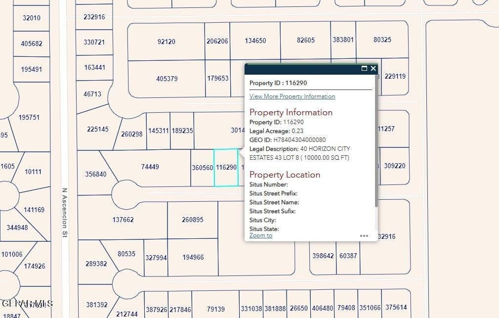 0.23 acres in El Paso County