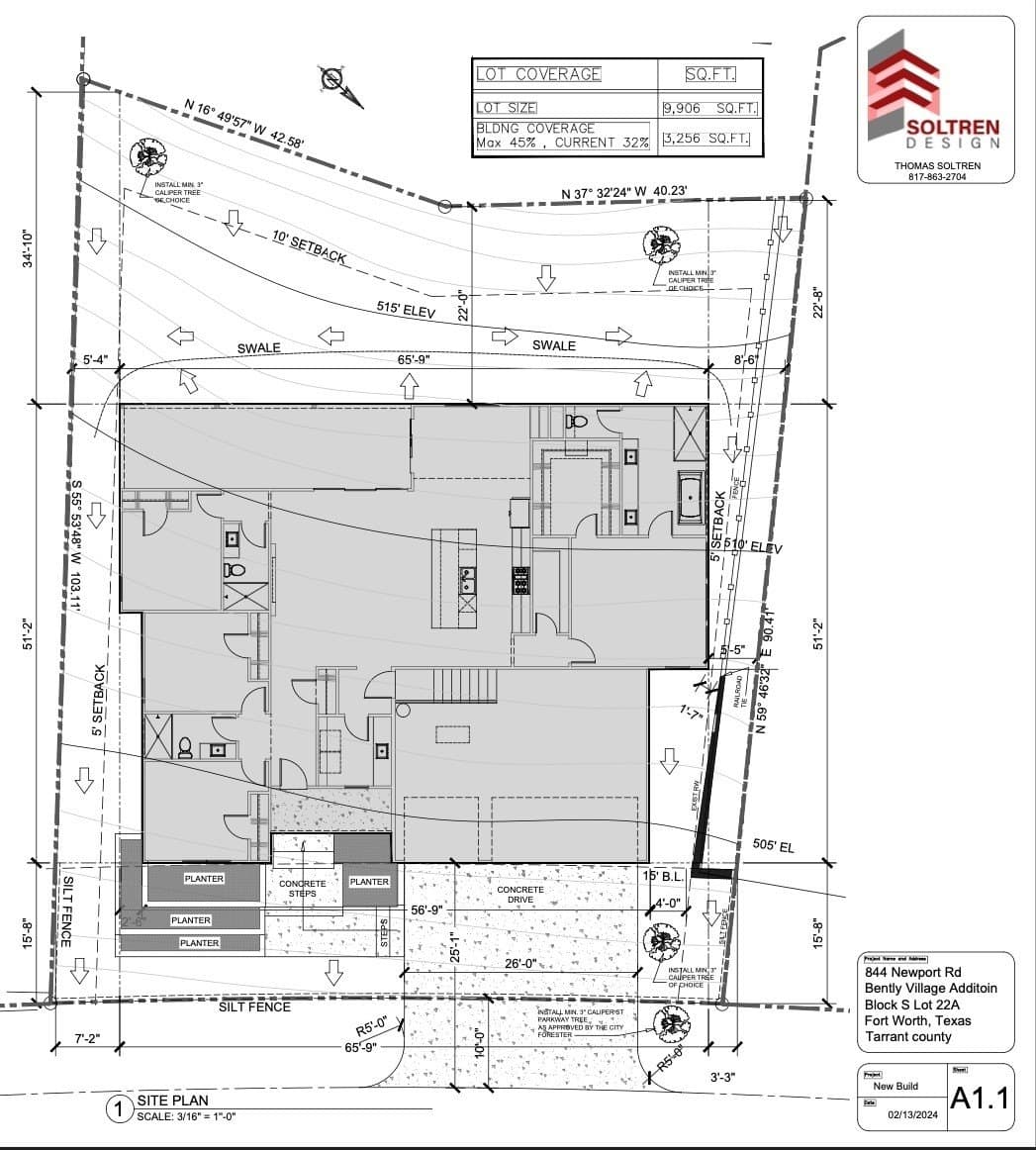 0.23 acres in Tarrant County