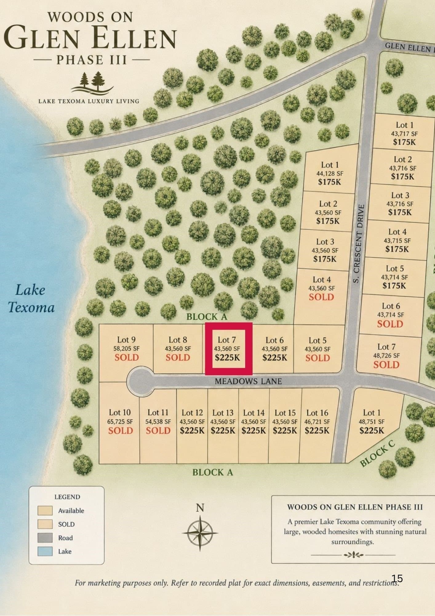 1 acres in Grayson County
