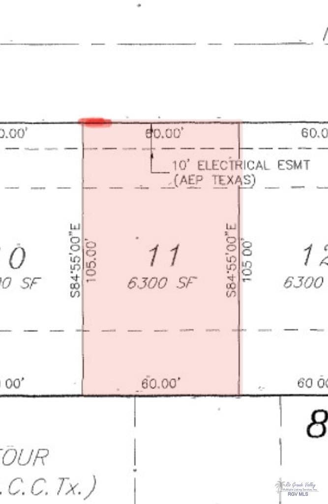 0.14 acres in CAMERON County