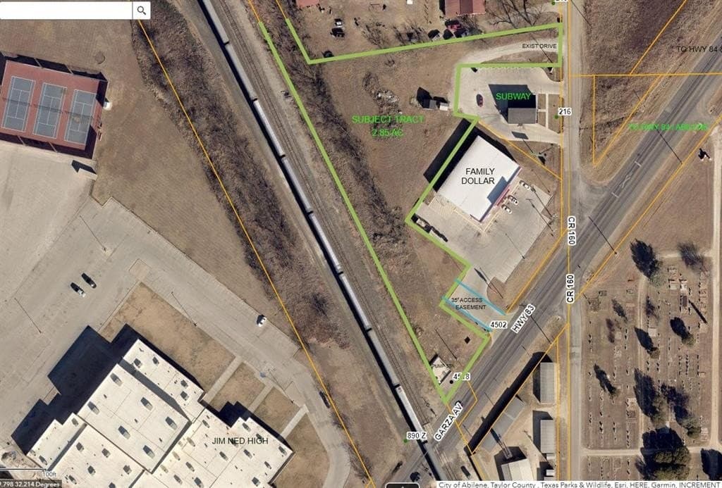 2.86 acres in Taylor County