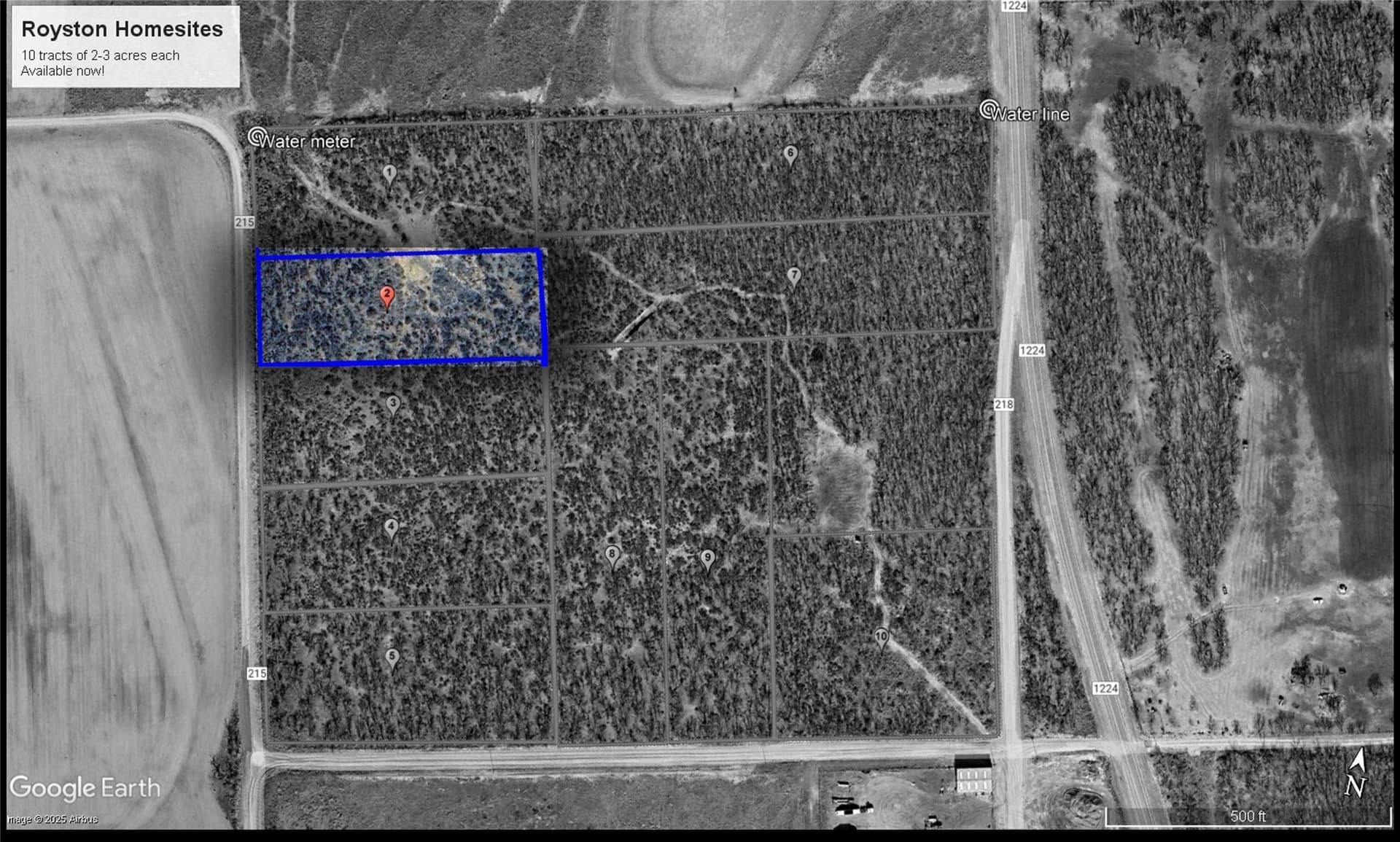 2.5 acres in Fisher County