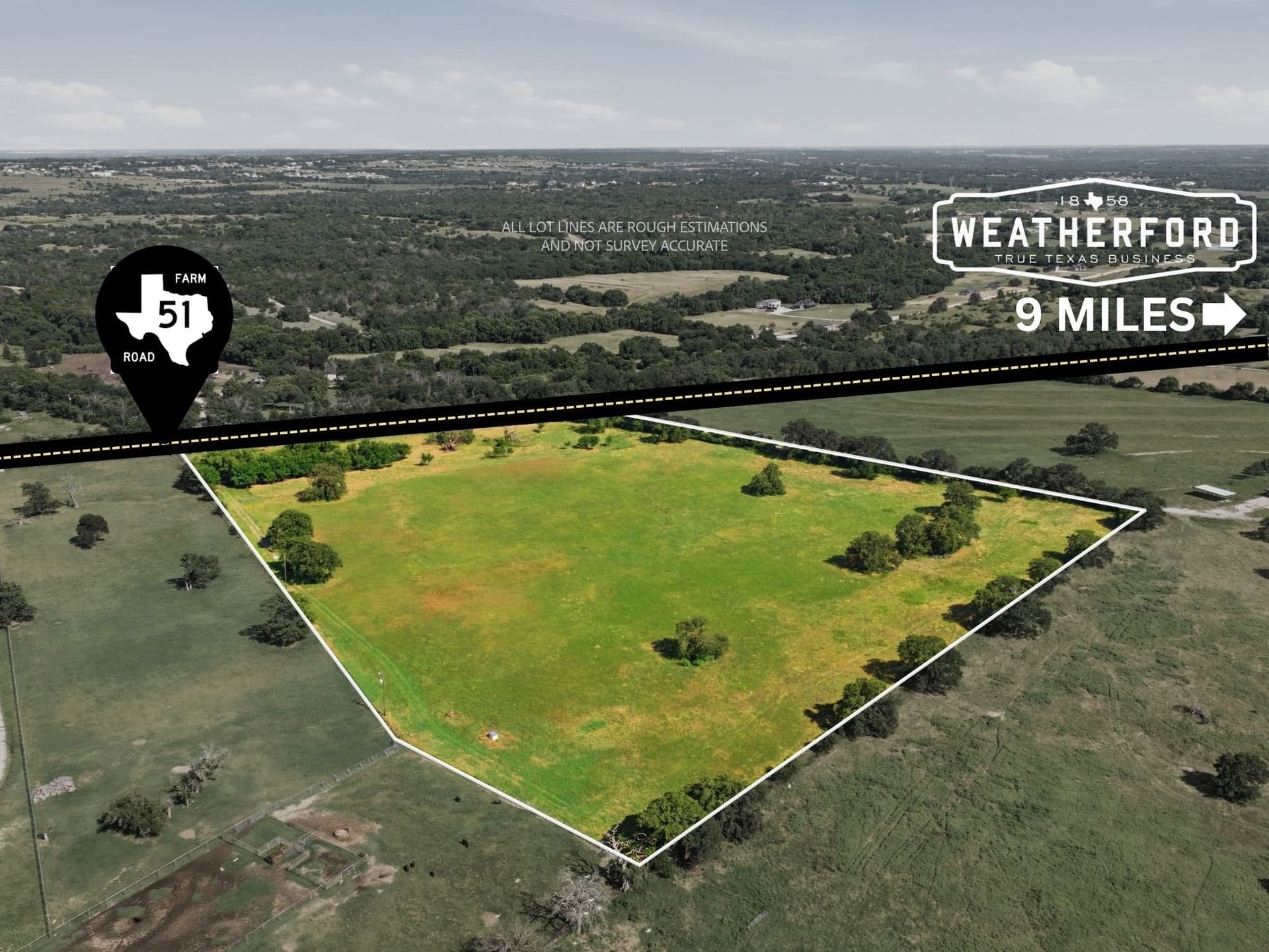 16.36 acres in Parker County