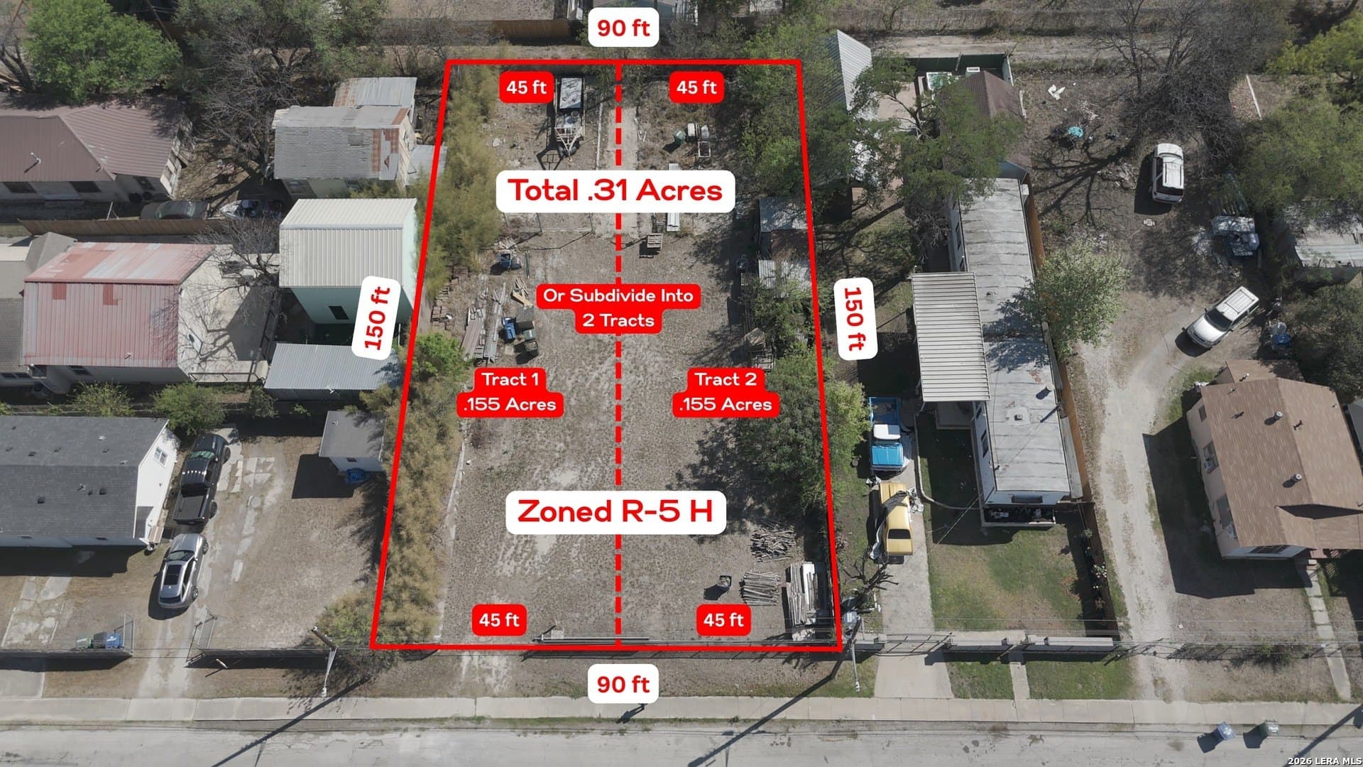 0.31 acres in Bexar County