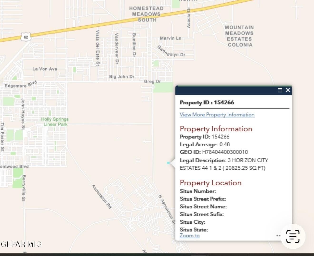 0.48 acres in El Paso County featured view