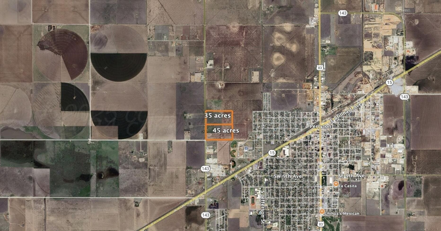 35 acres in Ochlitree County