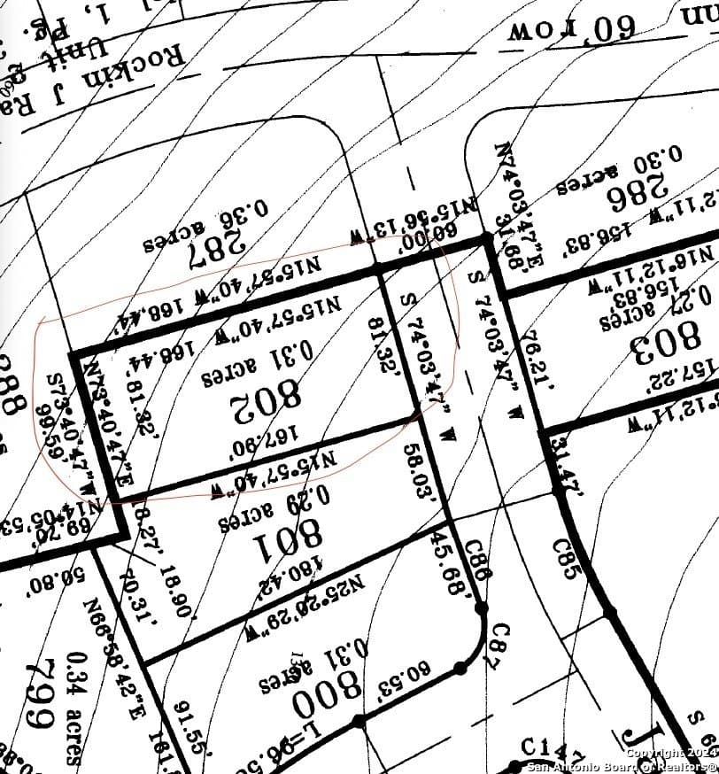0.31 acres in Blanco County