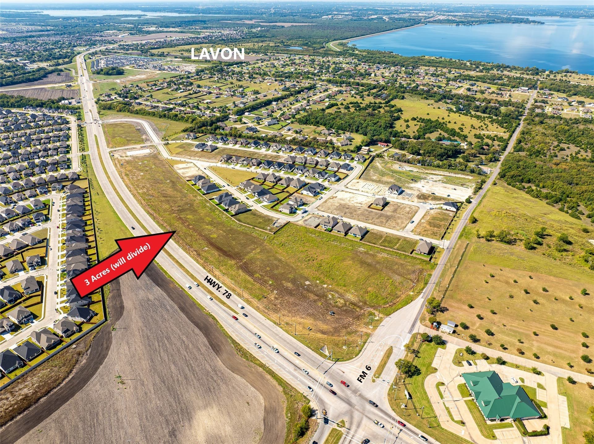 3 acres in Collin County