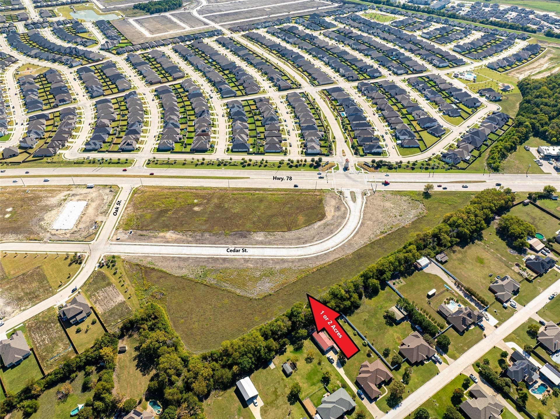 1 acres in Collin County